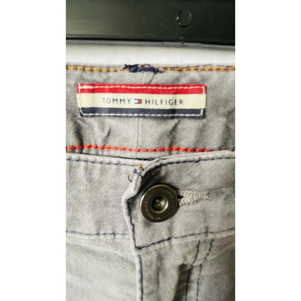 Tommy Hilfiger gray corduroy pants, Slim Fit, Size 26,hemline At The Bottom, EUC - Picture 3 of 7